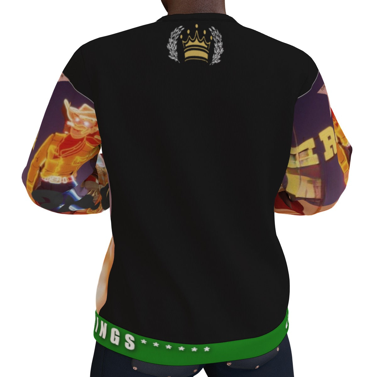G.O.A.T KING's 2Pac Shakur 2023 crew neck sweatshirt All-Over Print Men's Thicken Sweater - WestXSREZ & Electronics
