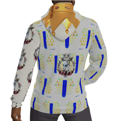 *G.O.A.T KINGS* BLUE SLIDE MAC Mens Pullover Hoodie w/Pocket - WestXSREZ & Electronics