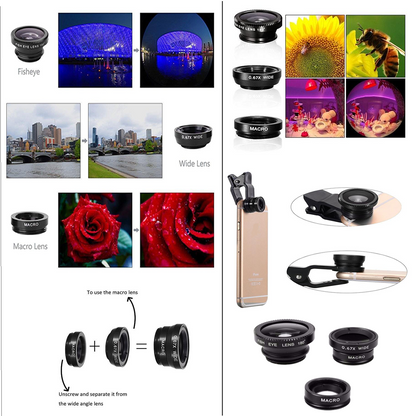 11 in 1 Smartphone Camera Lens Kit - West XSREZ Electronics