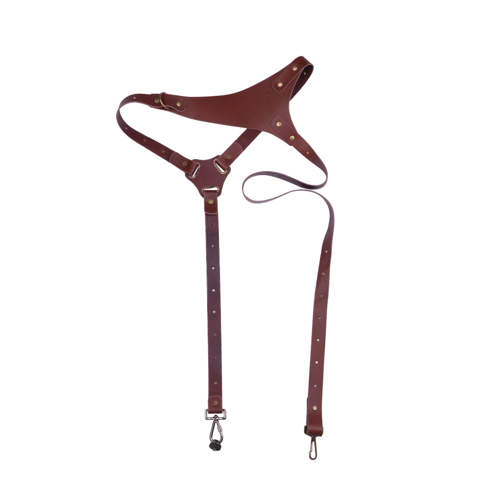 Genuine Leather Camera Shoulder Strap Adjustable - West XSREZ Electronics