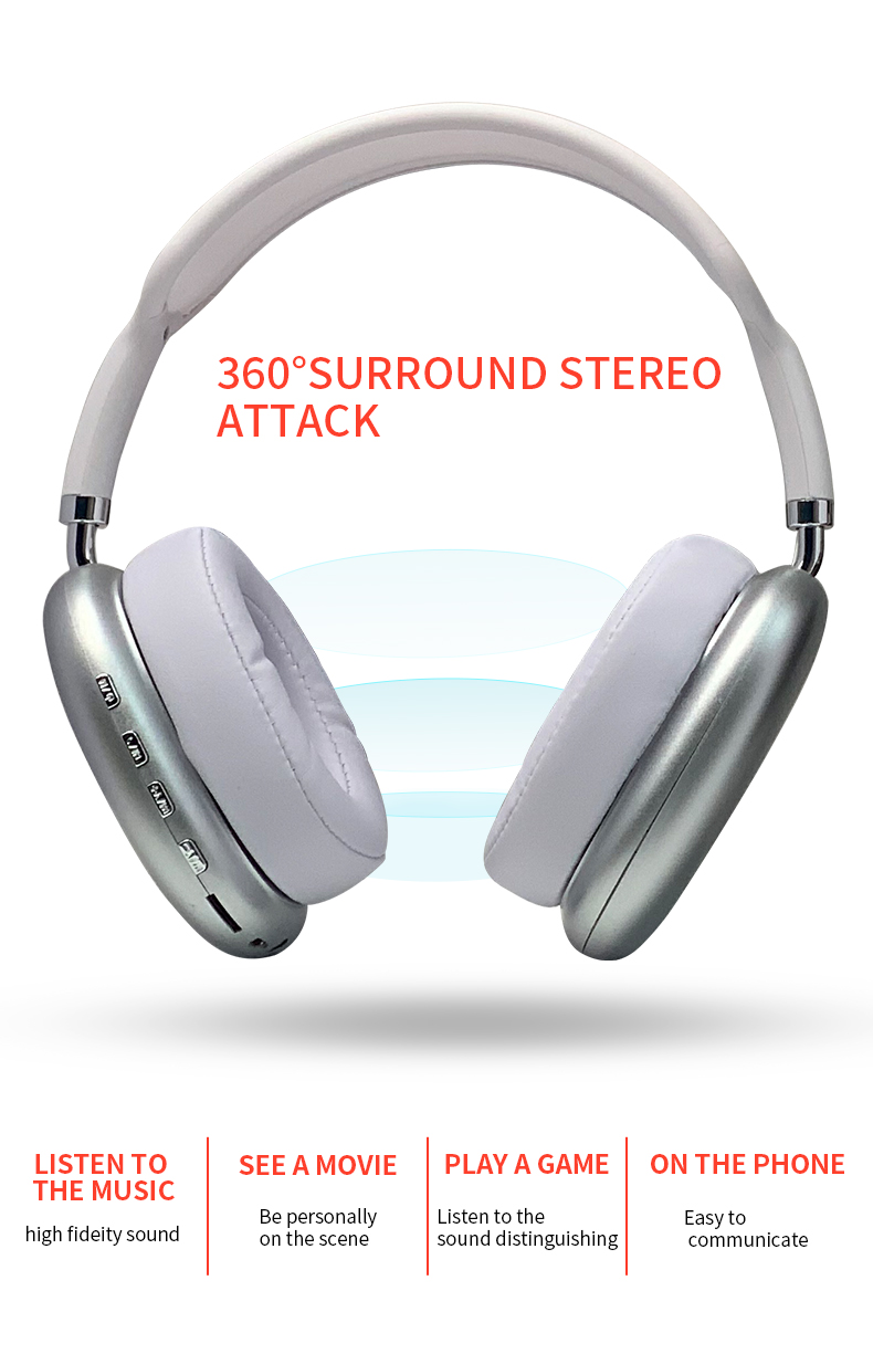 2021 New Wireless Headset HIFI Stereo Bluetooth Headphones - West XSREZ Electronics