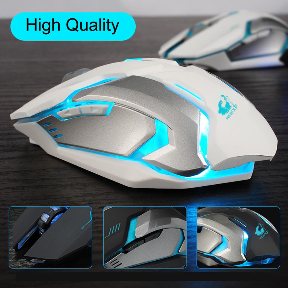 Ninja Dragon Stealth 7 Wireless Silent LED Gaming Mouse - West XSREZ Electronics