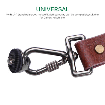 Genuine Leather Camera Shoulder Strap Adjustable - West XSREZ Electronics