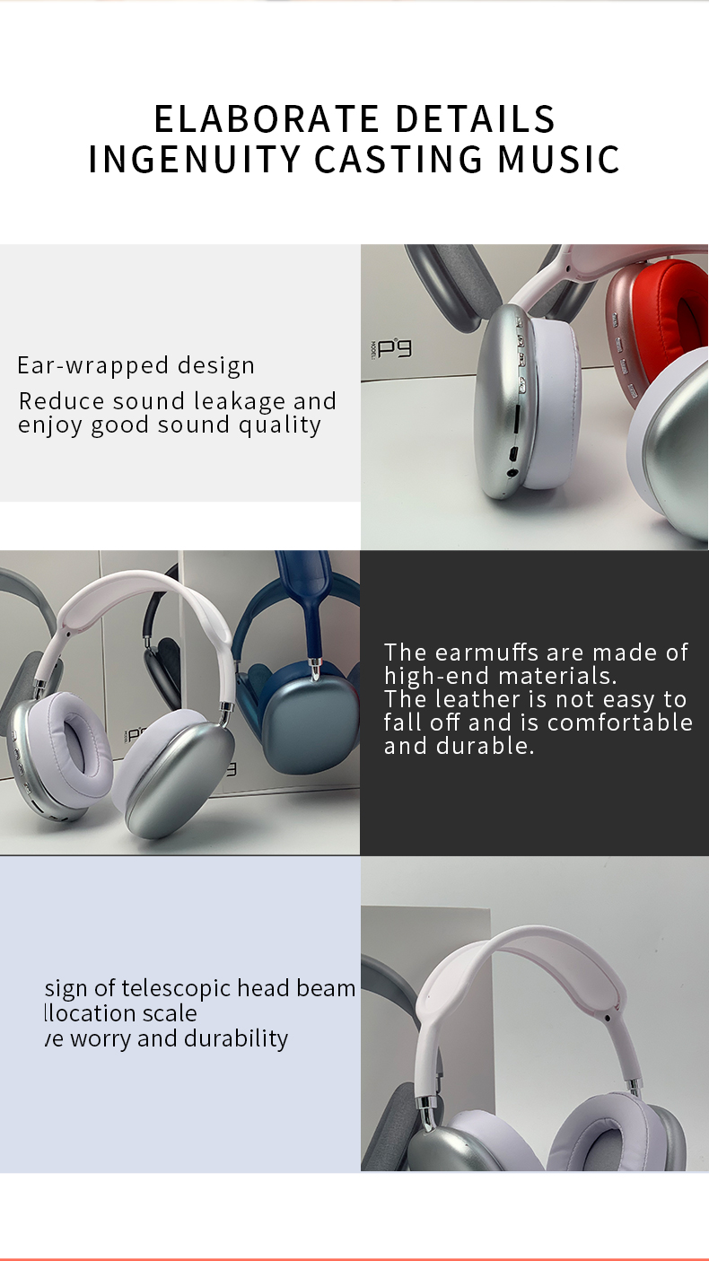 2021 New Wireless Headset HIFI Stereo Bluetooth Headphones - West XSREZ Electronics