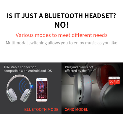 2021 New Wireless Headset HIFI Stereo Bluetooth Headphones - West XSREZ Electronics