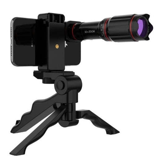 Ultra Crystal HD 32x Zoom Telescope Mobile Phone Camera Lens Set - West XSREZ Electronics