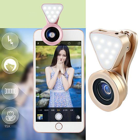 Glow Face 3 In 1 Photo Lens And Fill Lighting Clip - West XSREZ Electronics