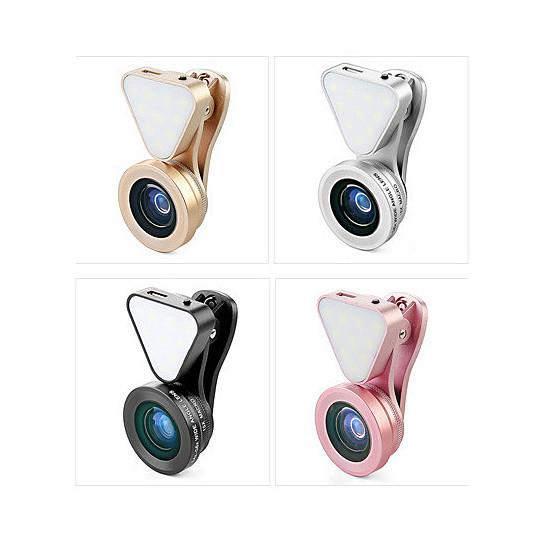 Glow Face 3 In 1 Photo Lens And Fill Lighting Clip - West XSREZ Electronics