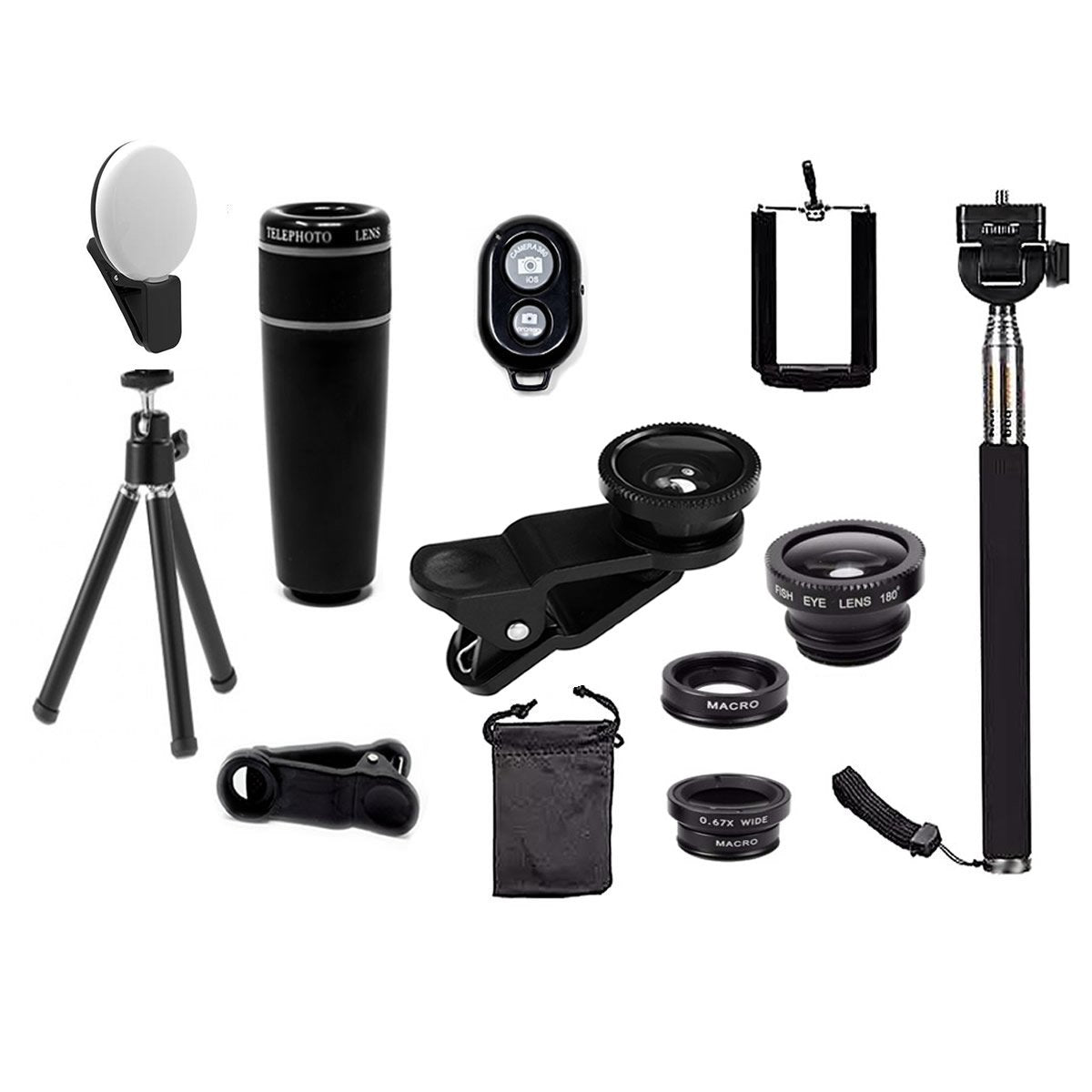 11 in 1 Smartphone Camera Lens Kit - West XSREZ Electronics