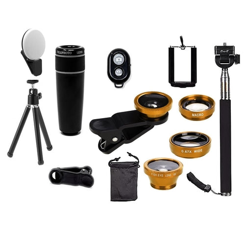 11 in 1 Smartphone Camera Lens Kit - West XSREZ Electronics