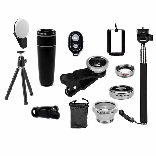11 in 1 Smartphone Camera Lens Kit - West XSREZ Electronics