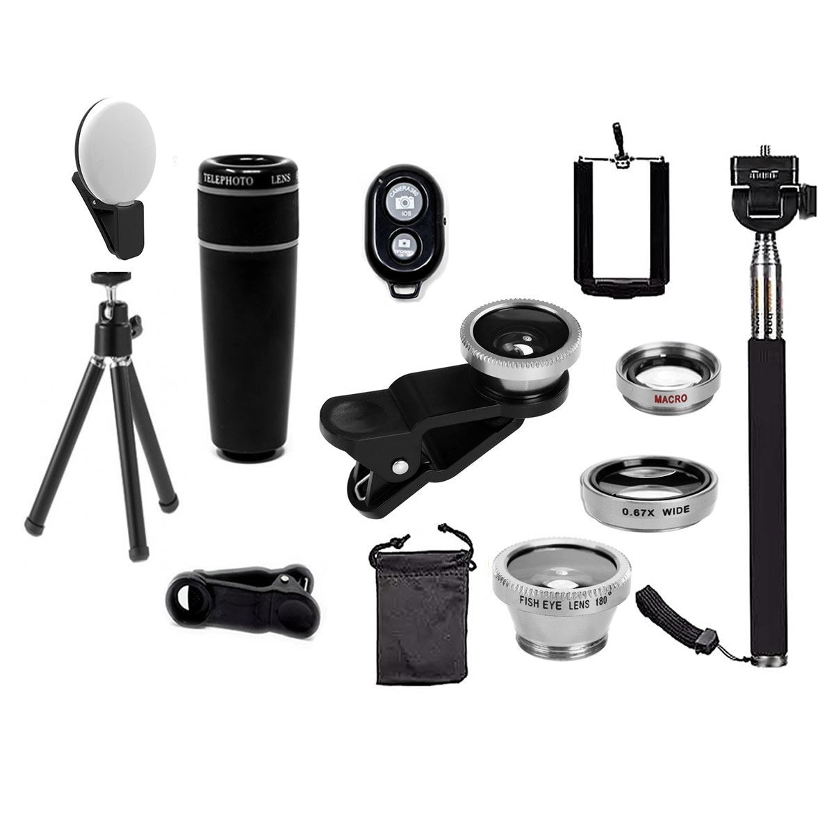 11 in 1 Smartphone Camera Lens Kit - West XSREZ Electronics
